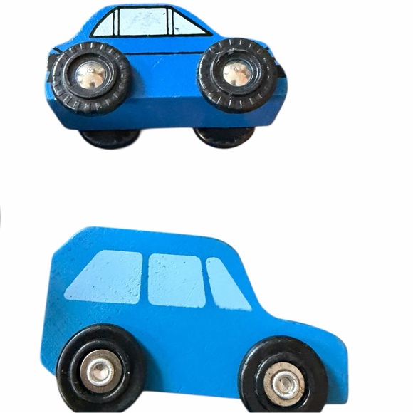 Lot of 14 Wooden Toy Cars Trains Montessori Pretend Play Melissa & Doug - Picture 11 of 16